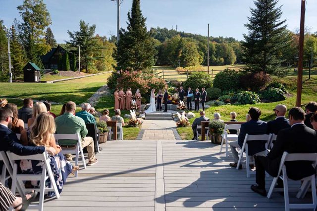 Valley Wedding Garden Ceremony Valley Wedding Garden Ceremony