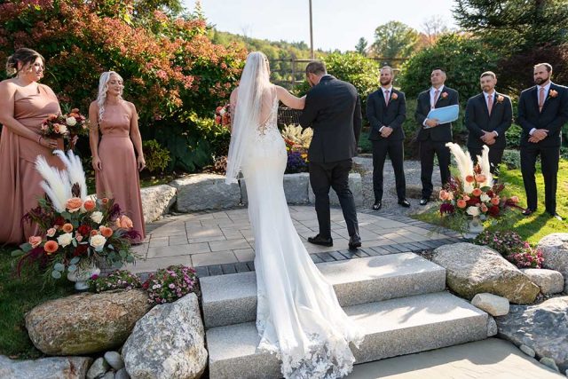 Valley Wedding Garden Ceremony Valley Wedding Garden Ceremony
