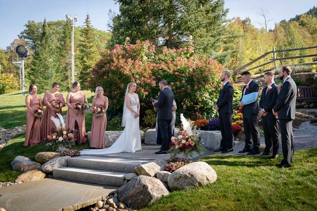 Valley Wedding Garden Ceremony Valley Wedding Garden Ceremony