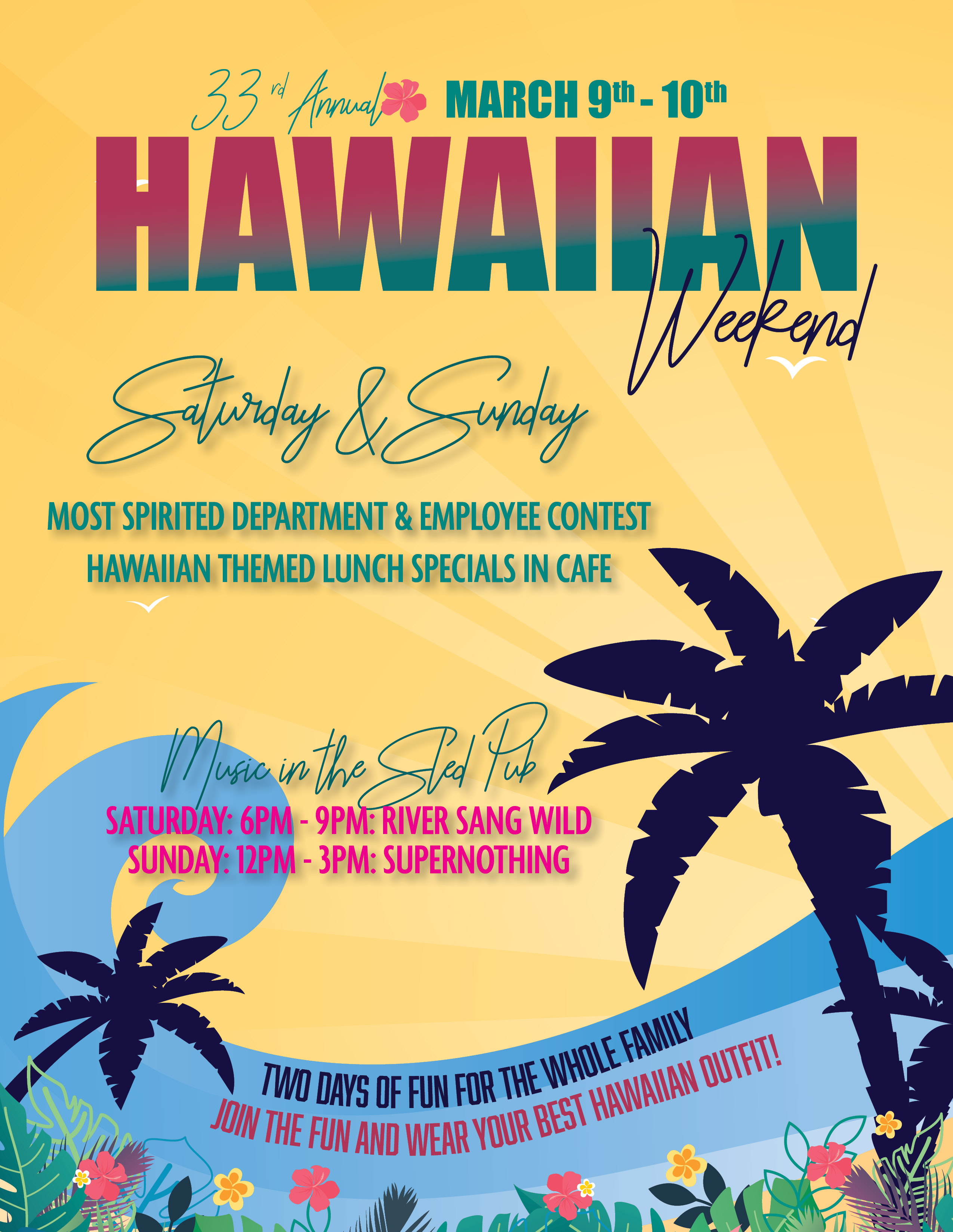 Hawaiian Weekend Poster 2024